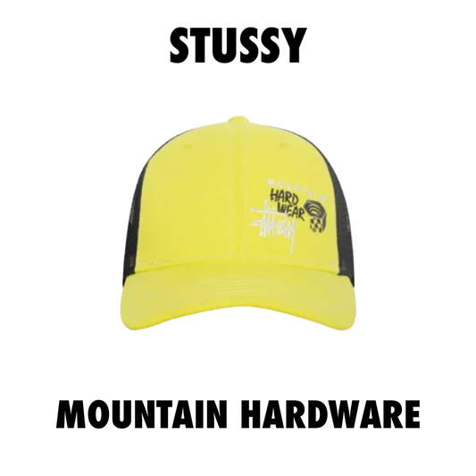 Stussy x Mountain Hardware Trucker Hat flashlight green