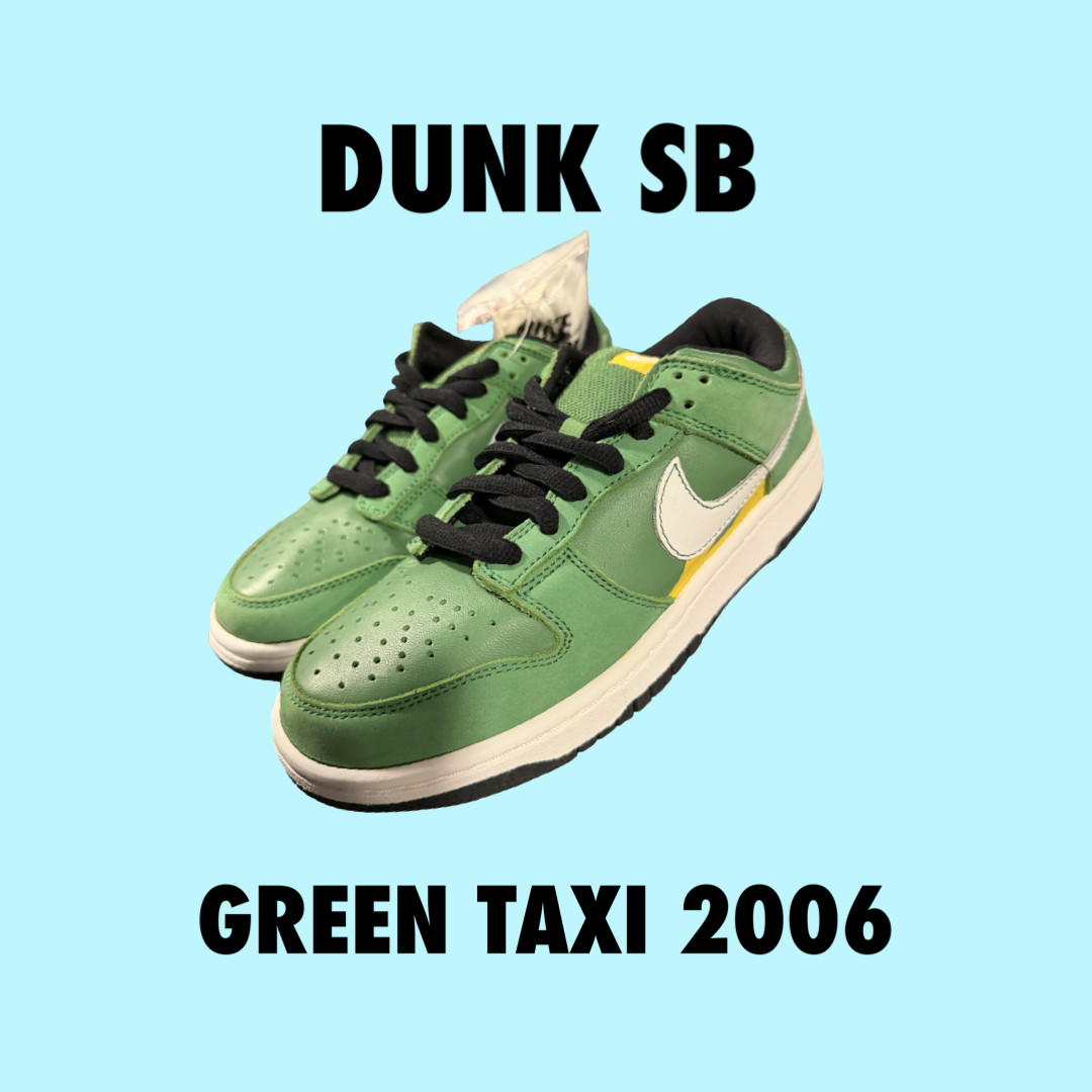 Nike SB Dunk Low Tokyo Green taxi 2006