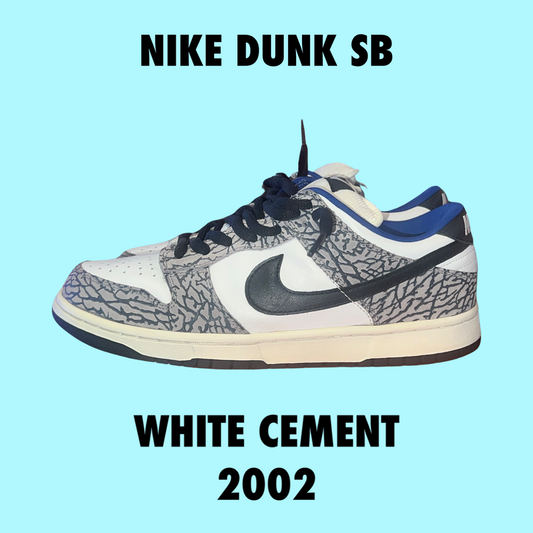 Nike Dunk SB Supreme White Cement 2002