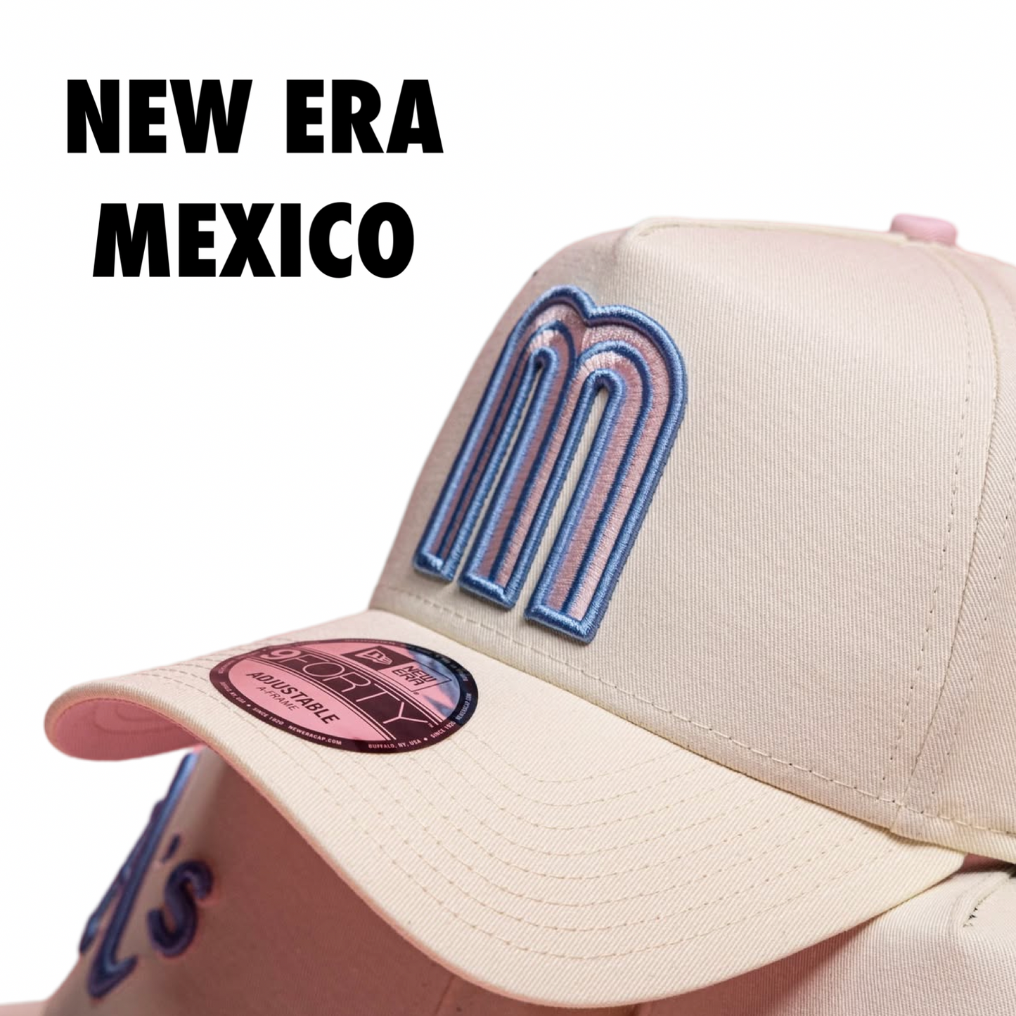 New Era Mexico National Team Snapback Hat cap Pastel