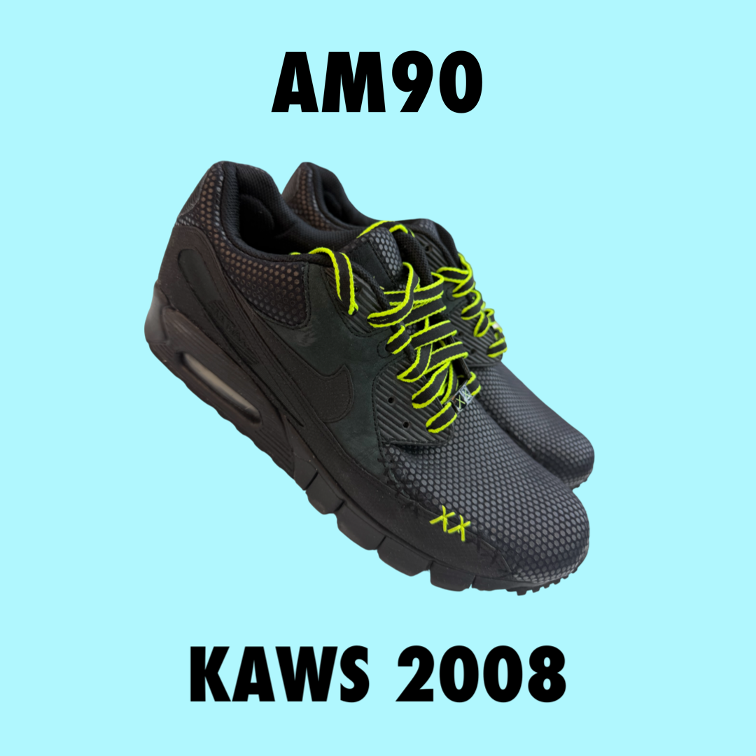 2008 KAWS Nike Air Max 90 Black Volt