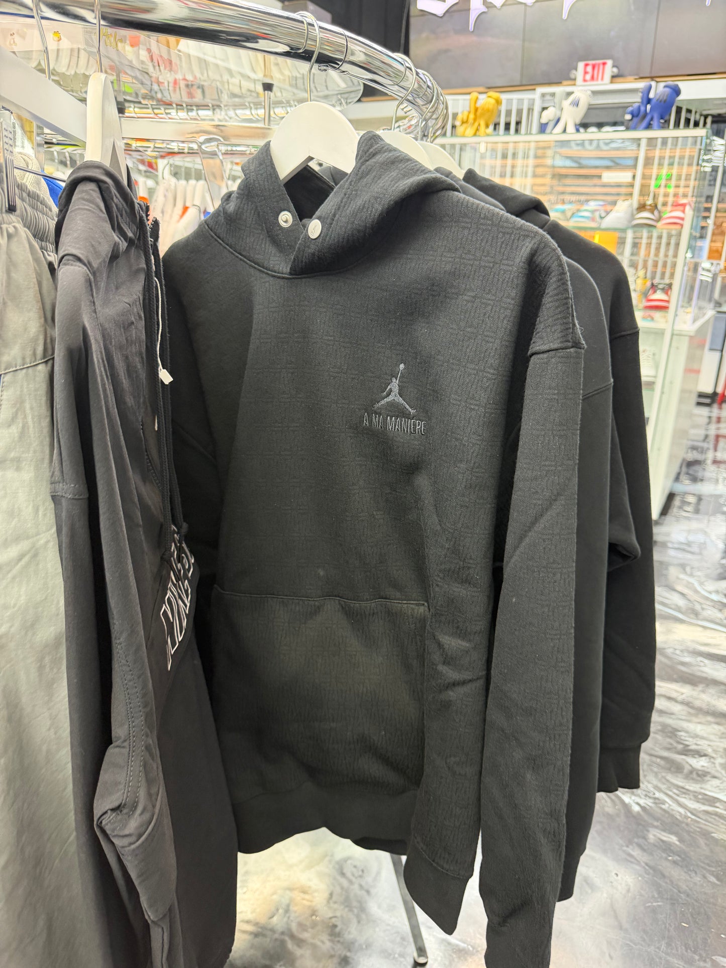 Jordan x A Ma Maniere Jacquard Hoodie black