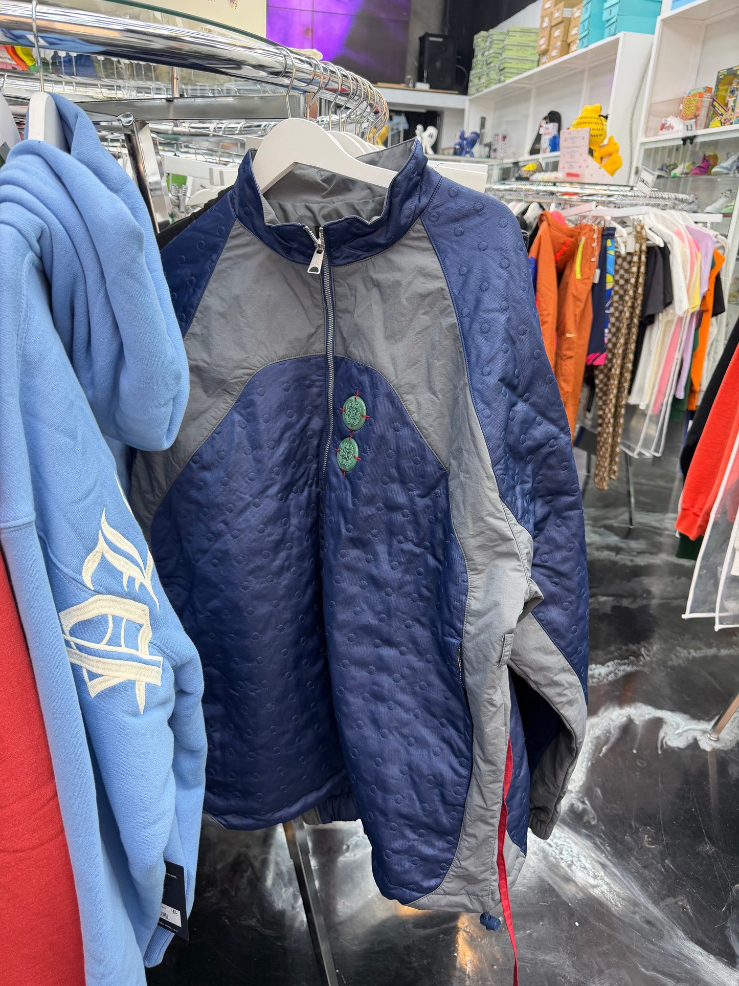 Jordan x CLOT Woven Jacket Navy