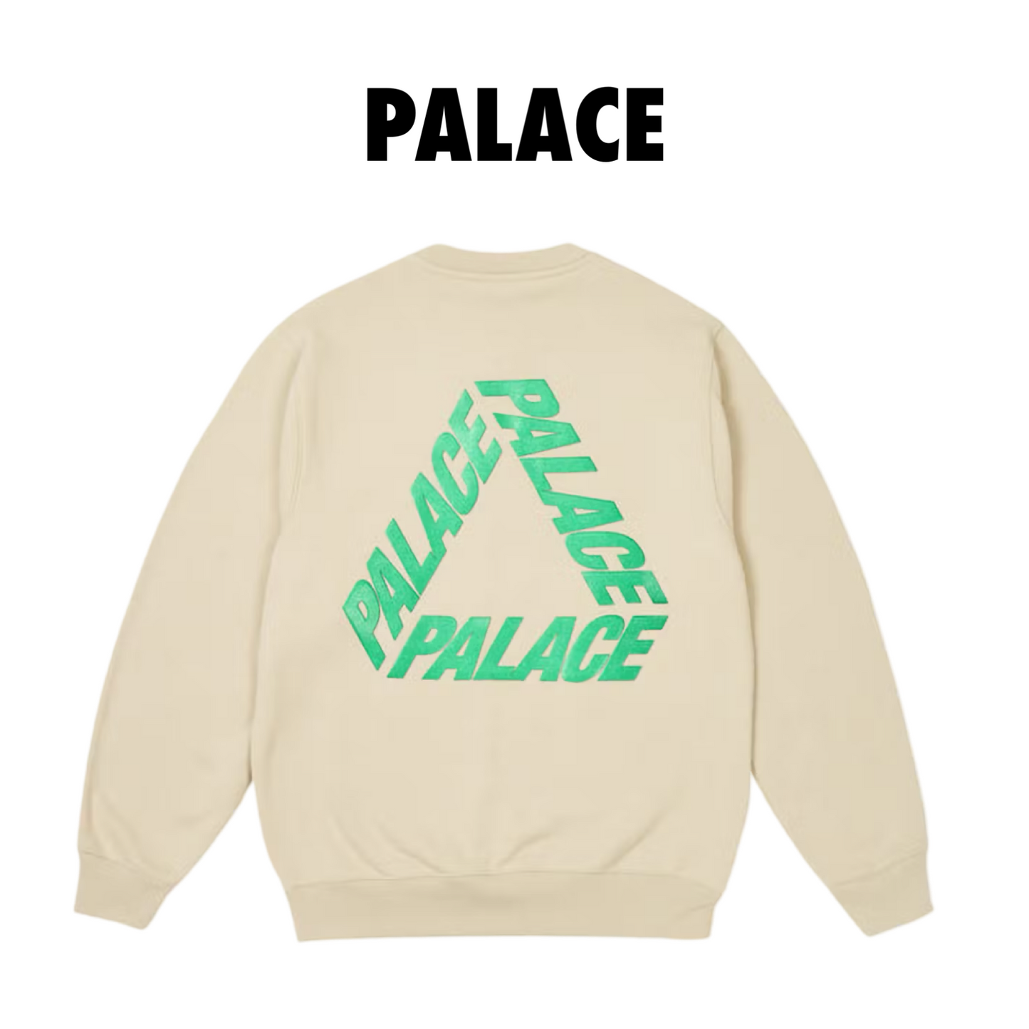 Palace Palace P3 Glitter Crew Stoney Grey
