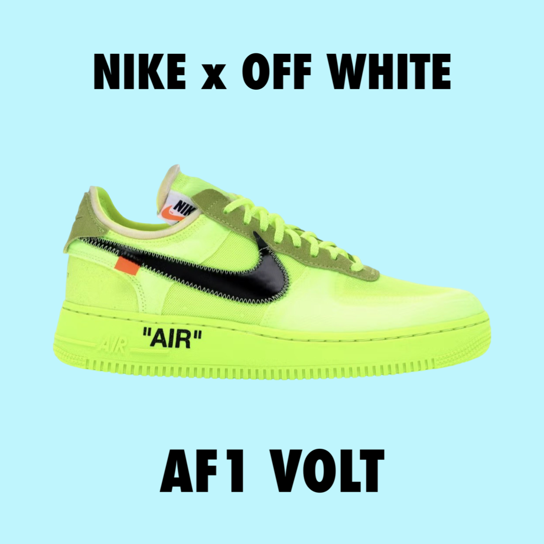 Nike Air Force 1 Low
Off-White Volt