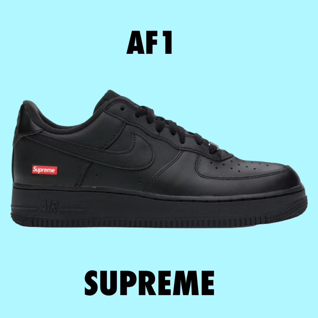 Nike Air Force 1 Low Supreme Black