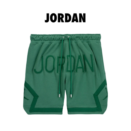 Jordan x Nina Chanel Abney Fleece Shorts Green Stone