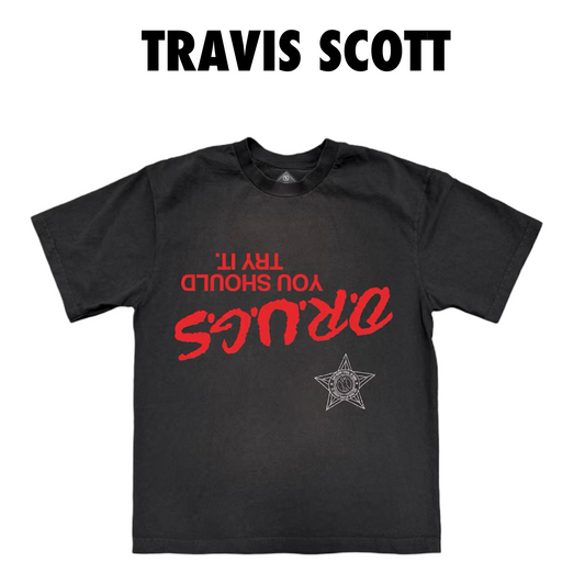 Travis Scott DRUXGS Tee Black