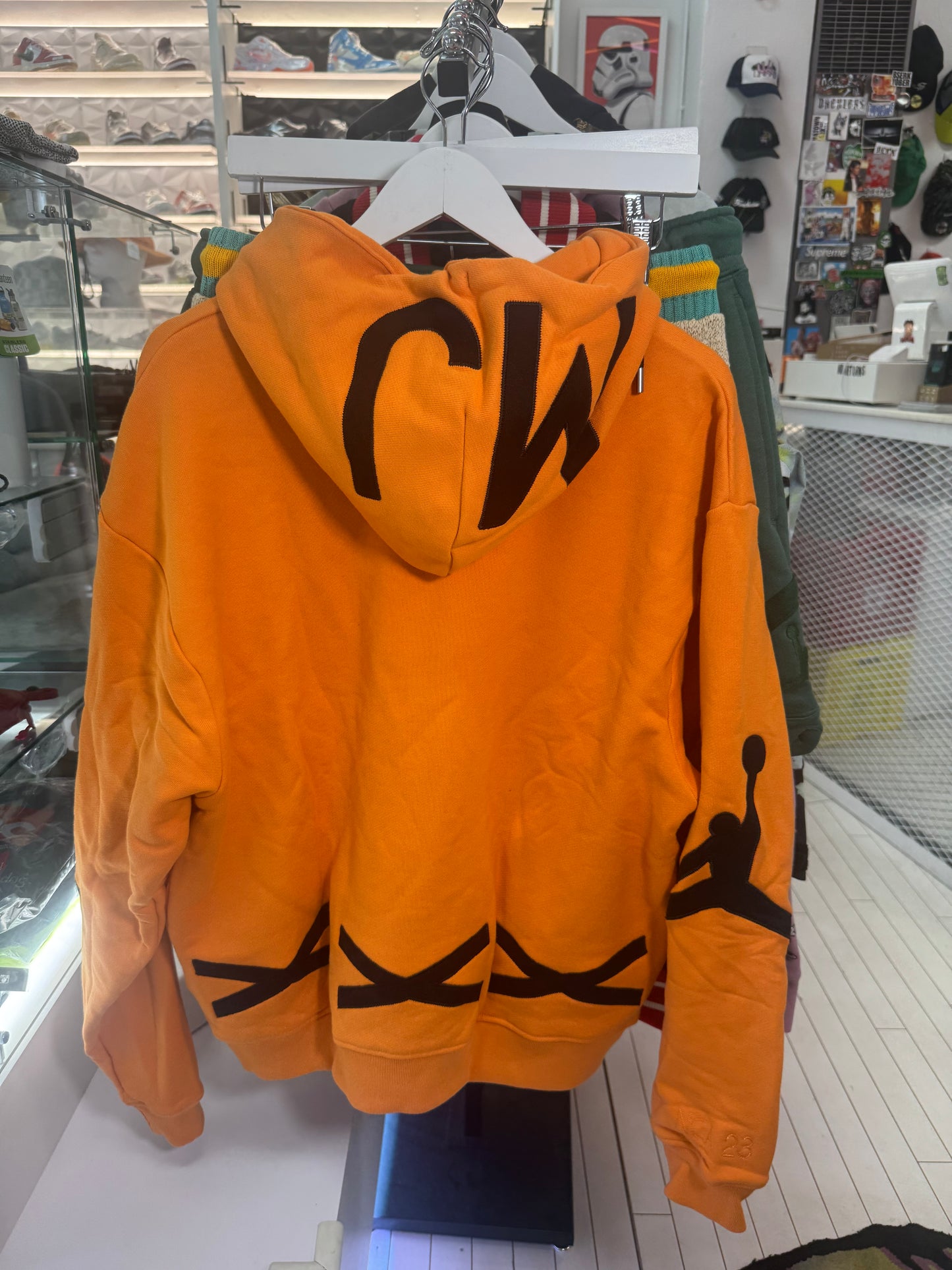 Jordan x Nina Chanel Abney Fleece Hoodie Alpha Orange