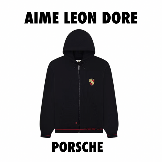 Aime Leon Dore Porsche Full Zip Hoodie Sweatshirt