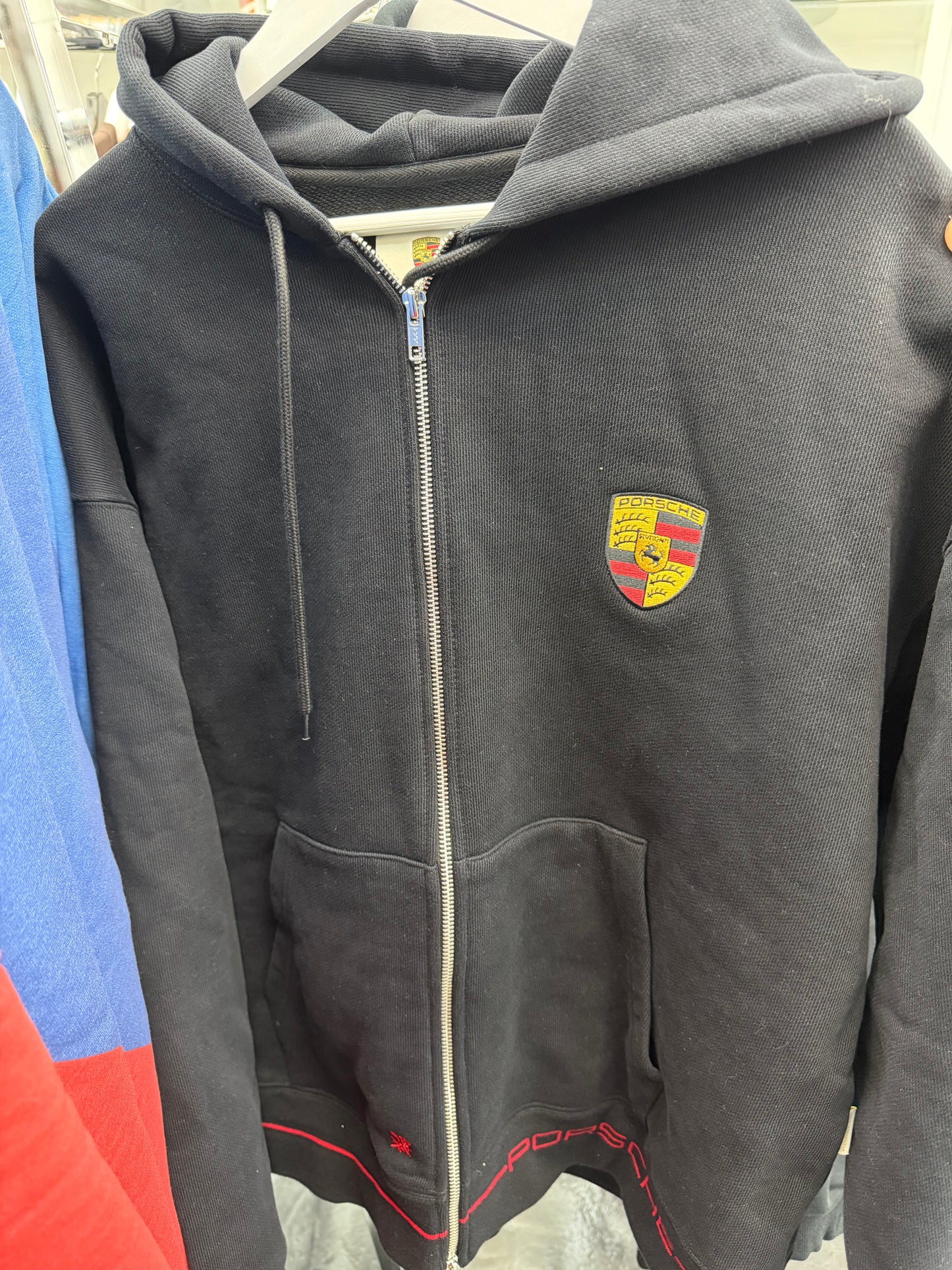 Aime Leon Dore Porsche Full Zip Hoodie Sweatshirt