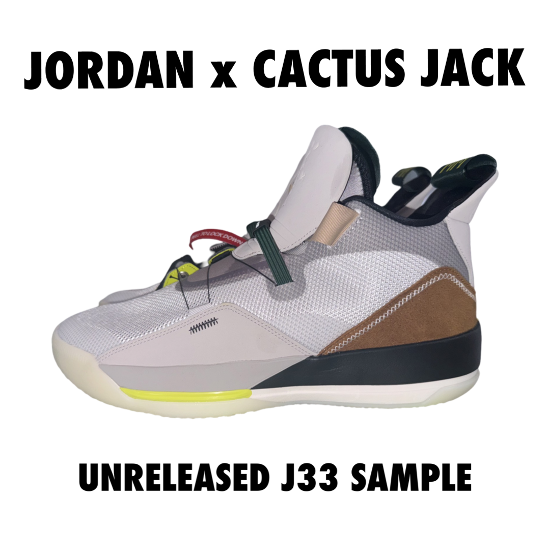 Cactus Jack x Jordan J33 Unreleased Sample Vast Grey