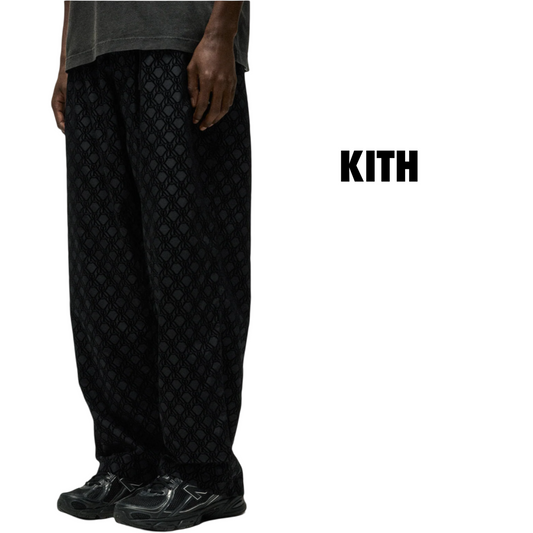 Kith Flocked Monogram Elias Pant