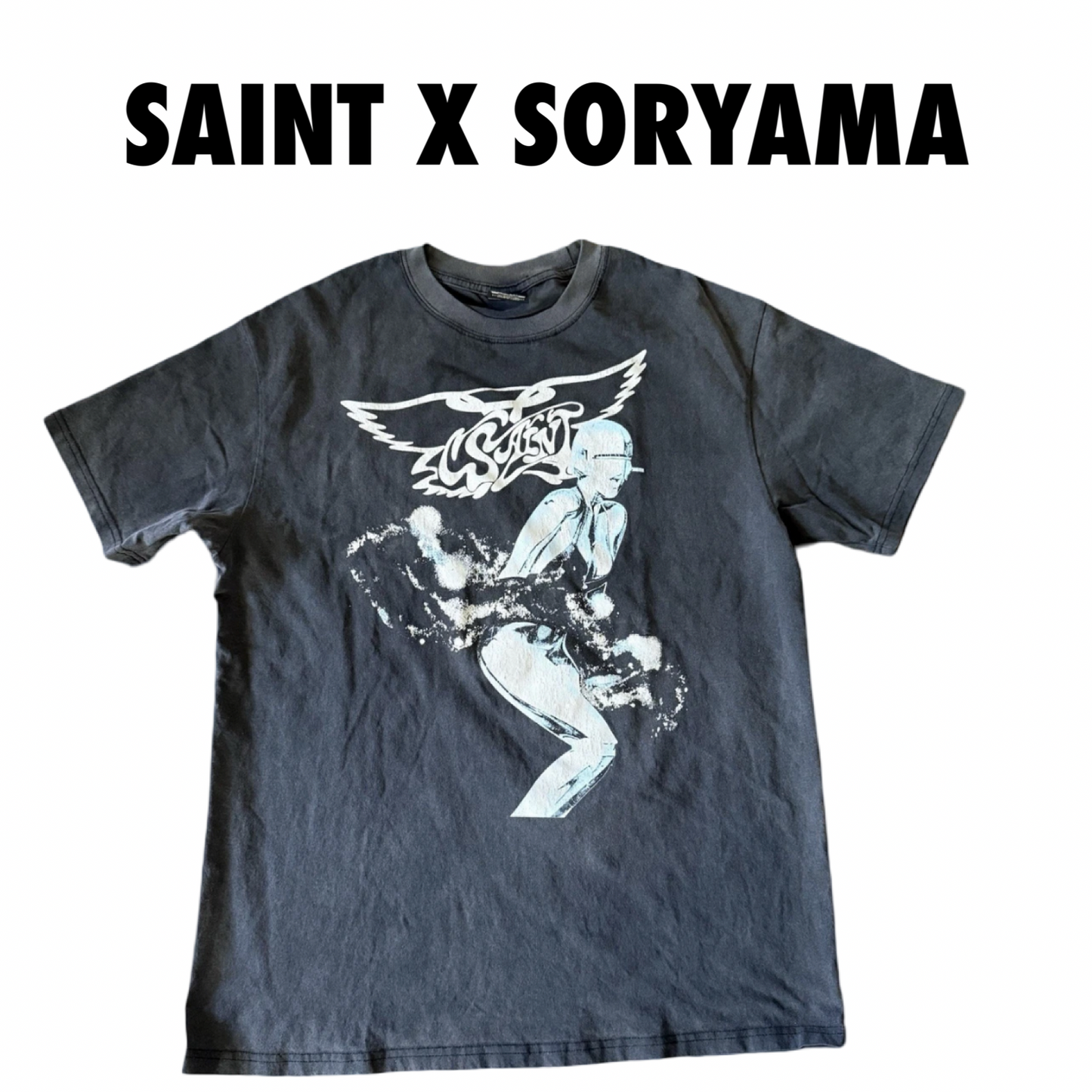 Saint Michael X Sorayama Silver Surfer Tee Black