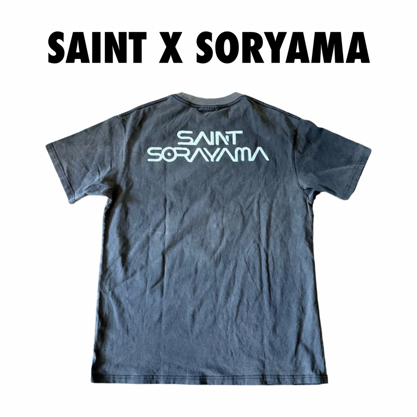Saint Michael X Sorayama Silver Surfer Tee Black