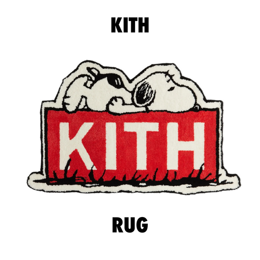 Kith x Peanuts Classic Logo Area Rug