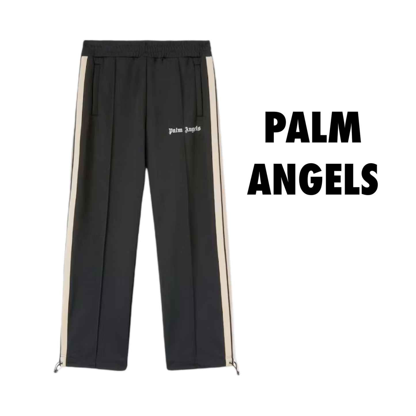 Palm Angels Loose Track Pants Black/Off White