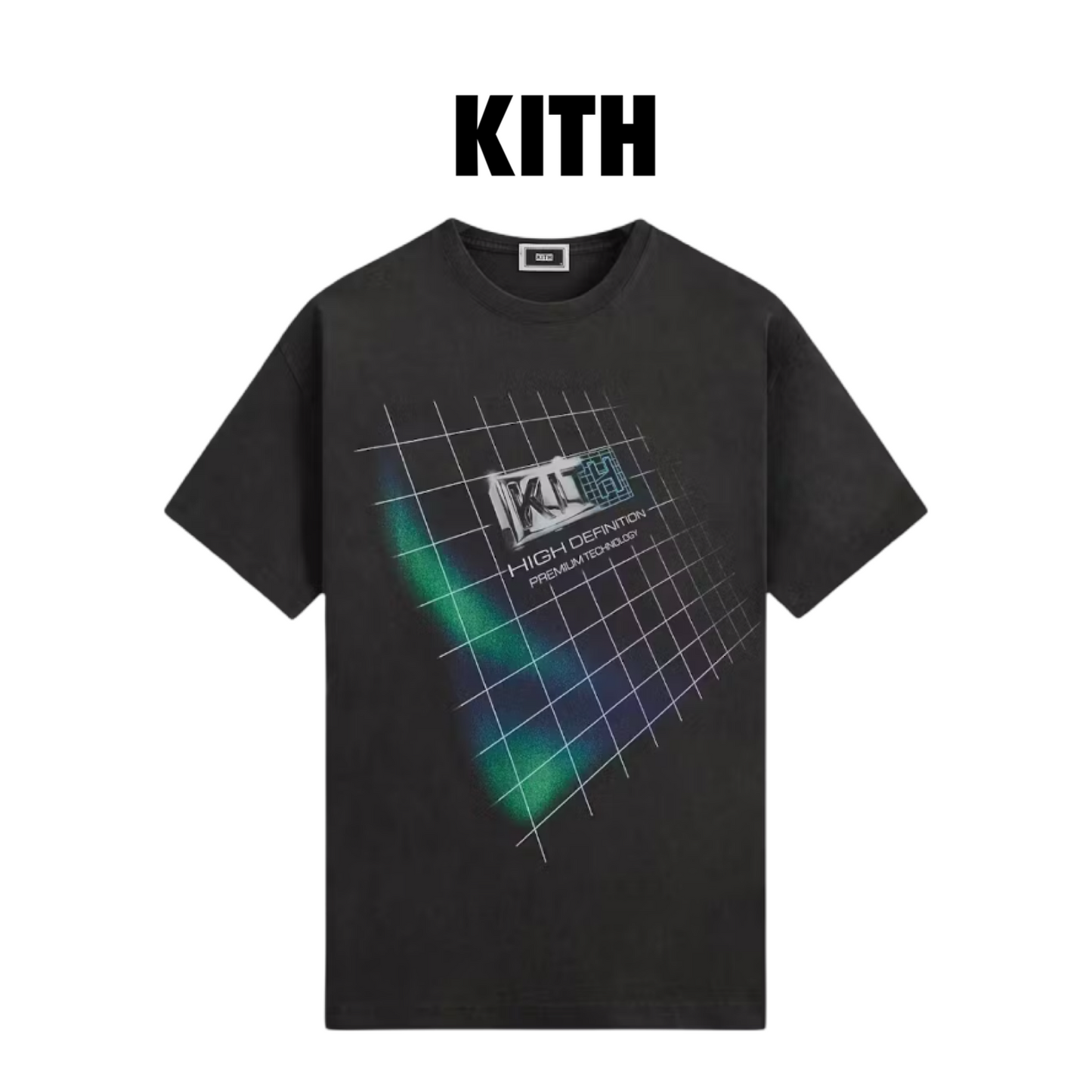 Kith Render Logo Vintage Tee Black