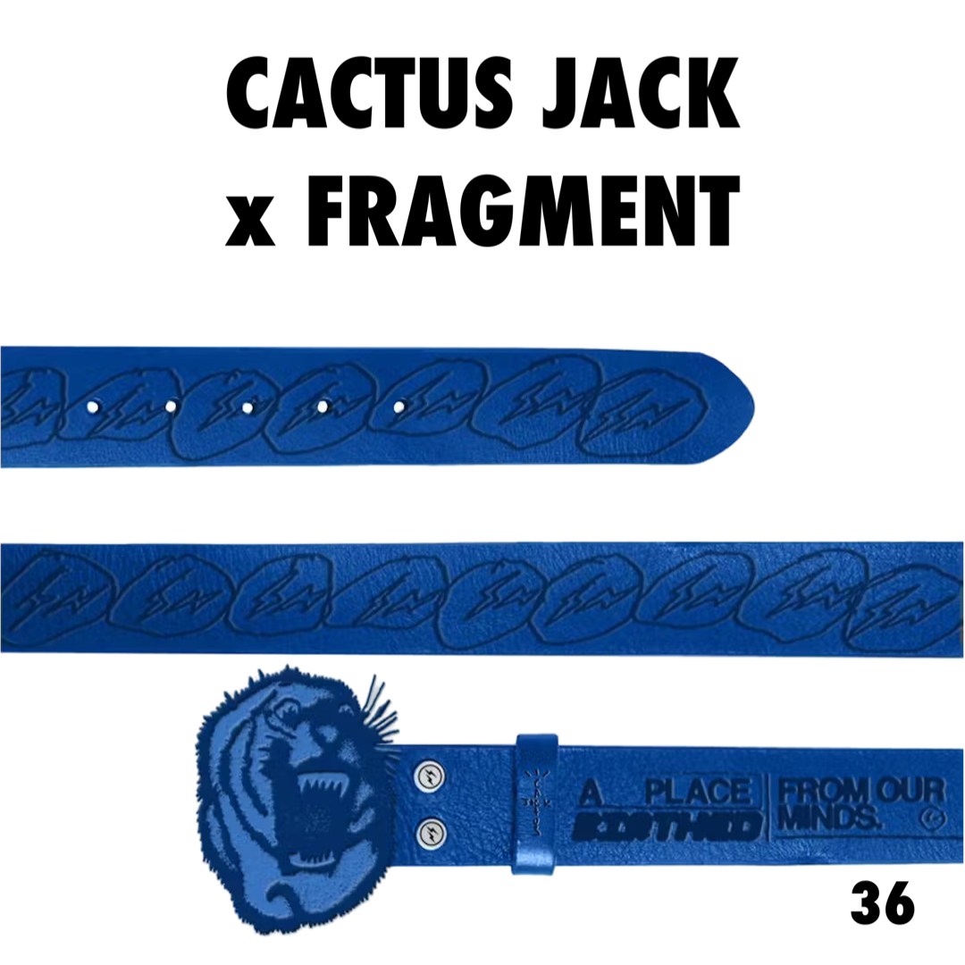 Travis Scott Cactus Jack For Fragment Logo Belt