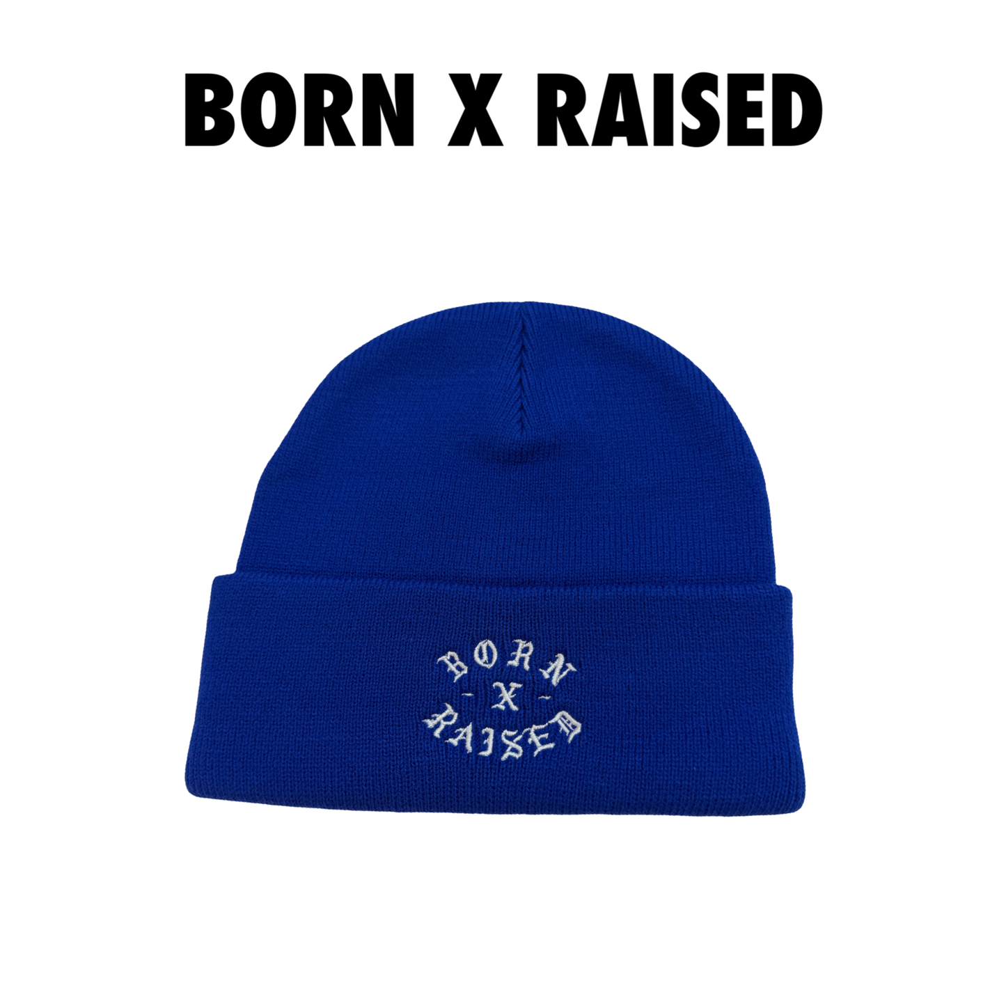 Born Raised Beanie Blue