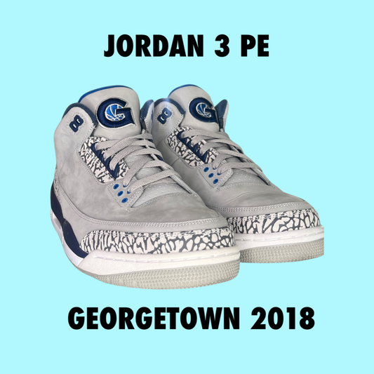 Jordan 3 Georgetown PE Player Exclusive Basketball team size 11 vNDS