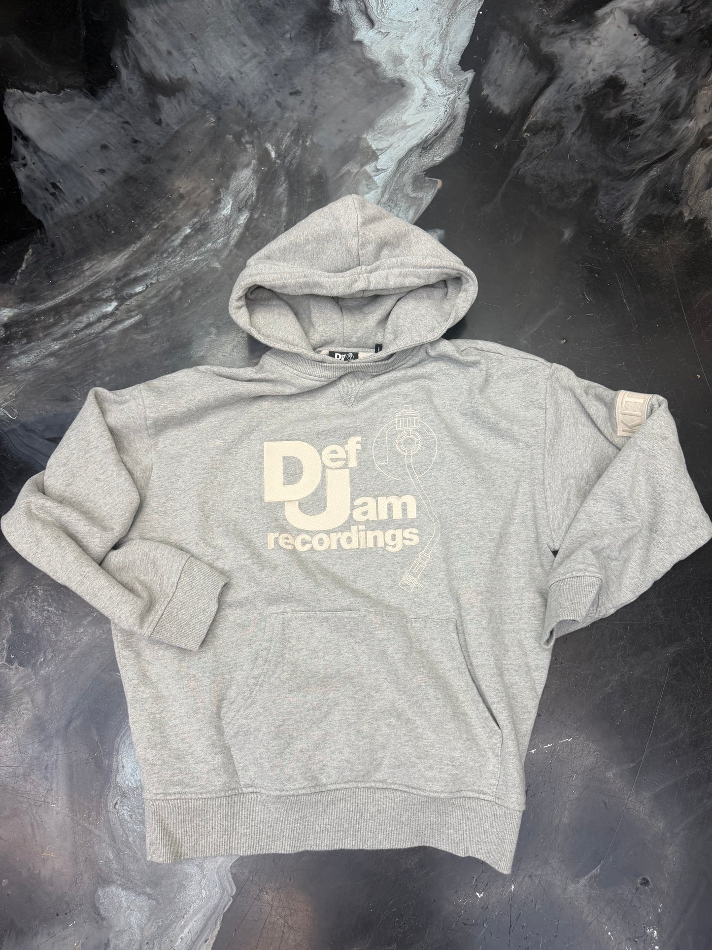 Kith Def Jam Records Hoodie heather grey