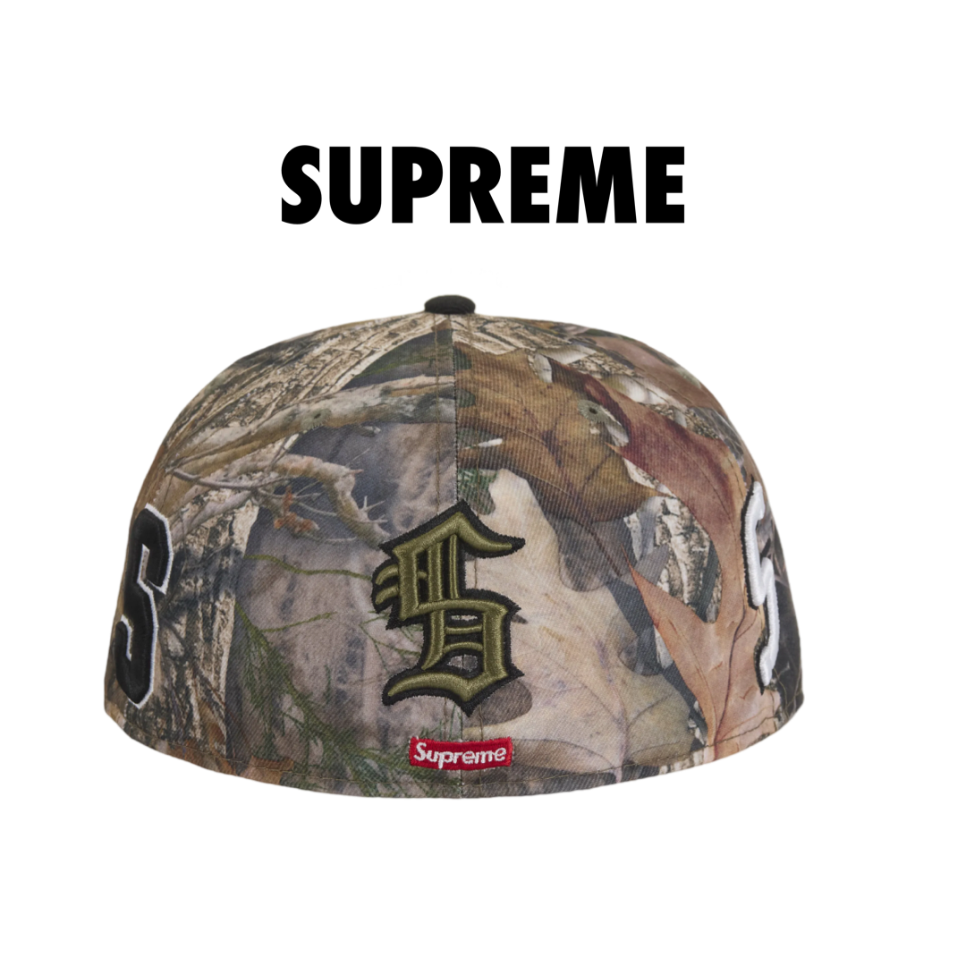 Supreme Multi S Logo New Era 59Fifty Fitted Hat Camo 7 3/8