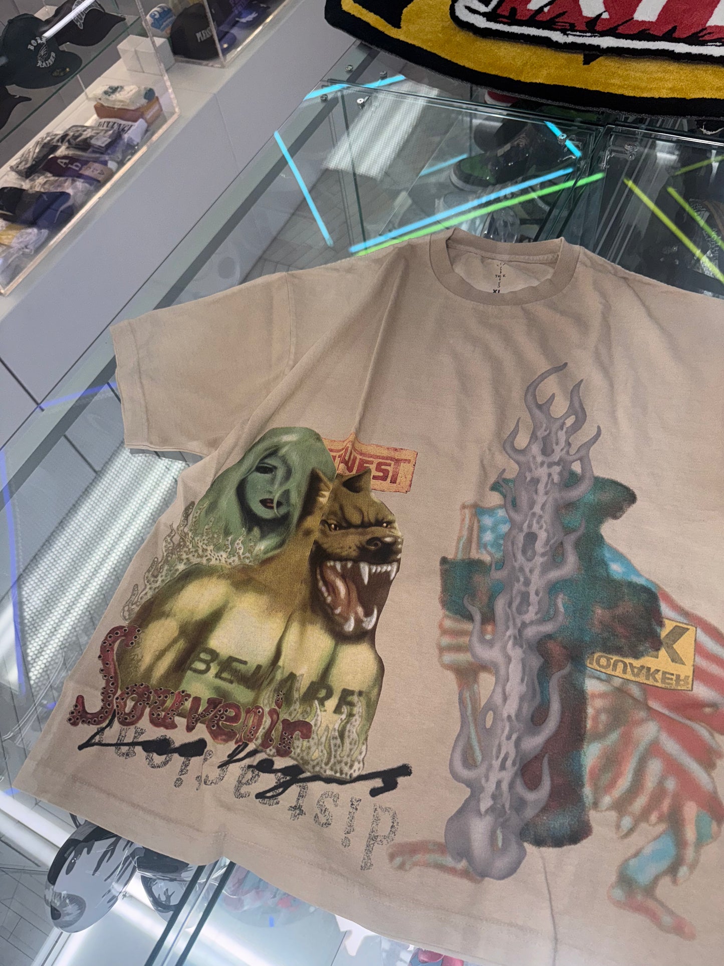 Travis Scott Bazaar Souvenir Tee Brown