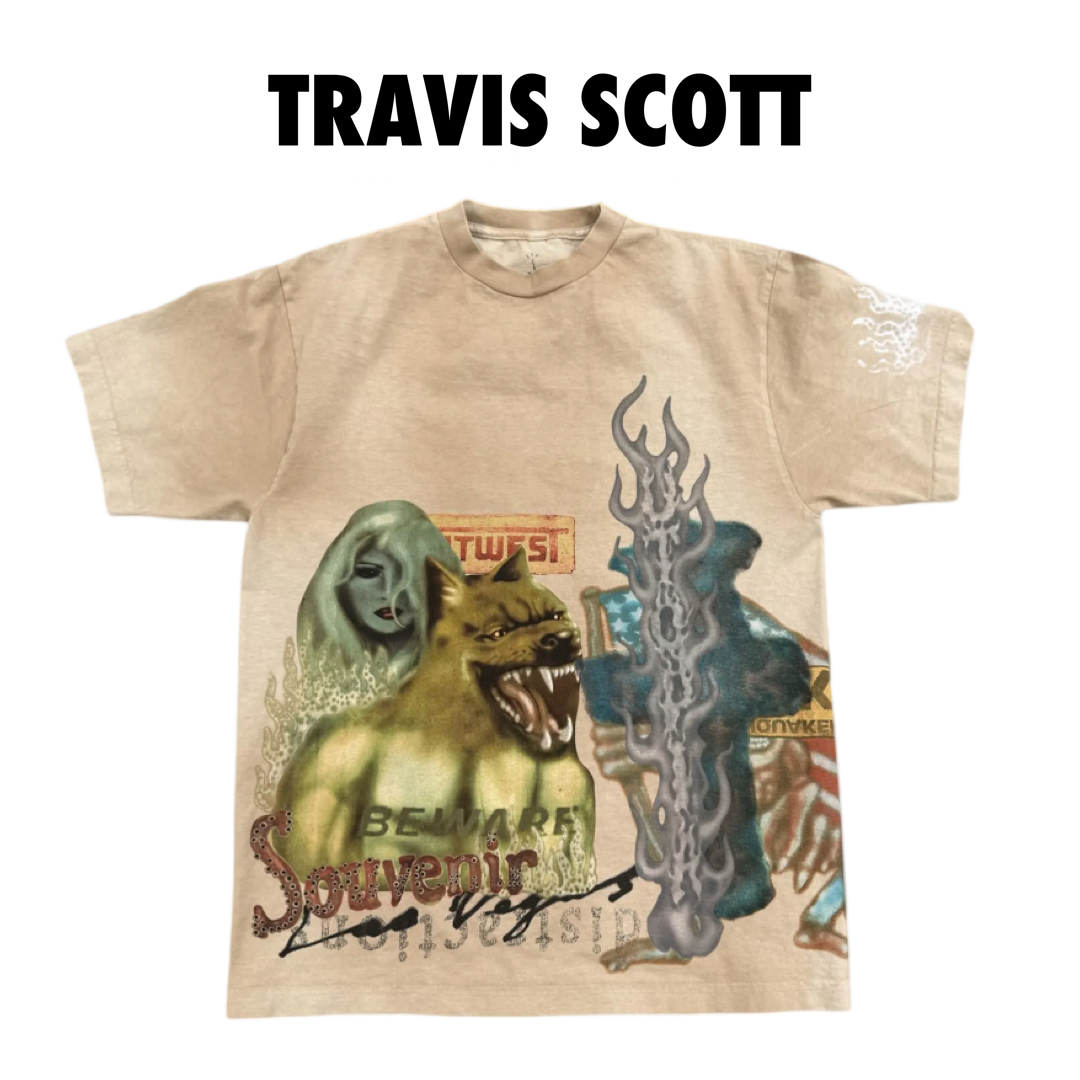 Travis Scott Bazaar Souvenir Tee Brown