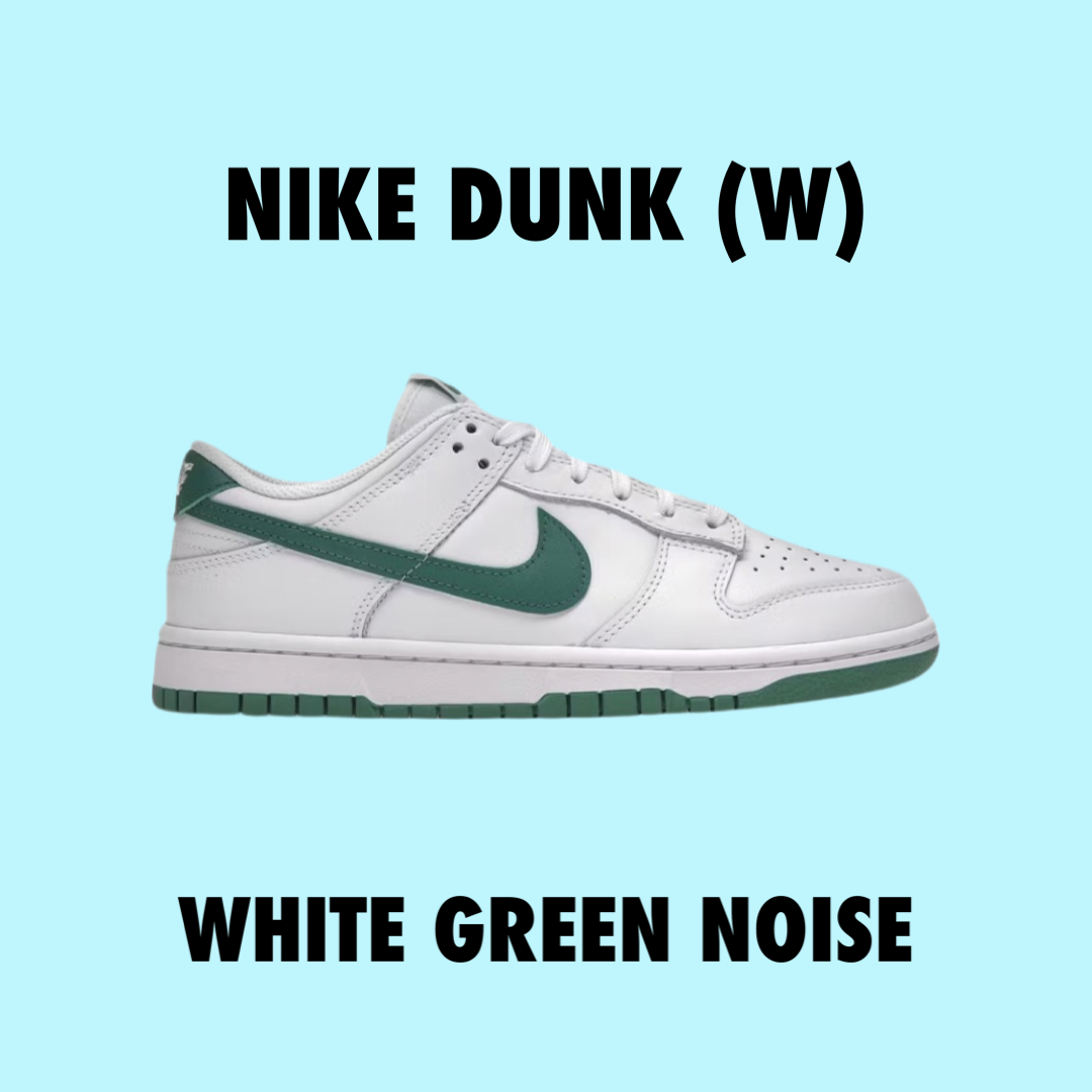 Nike Dunk white Green Noise