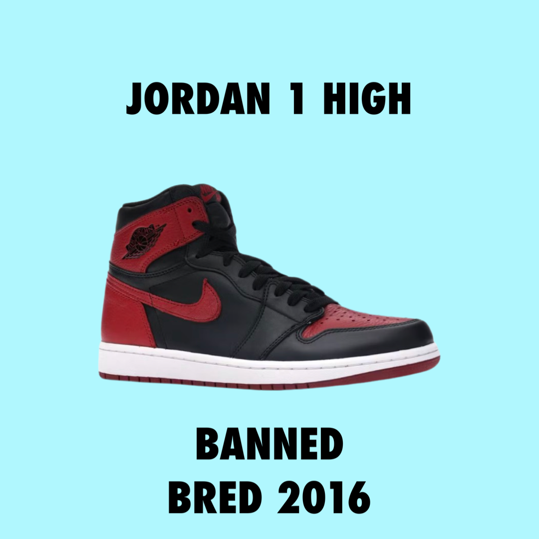 Jordan 1 High Banned Bred 2016 size 10