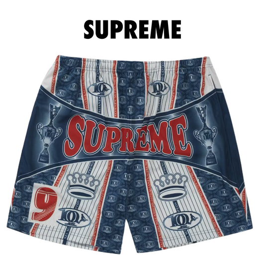 Supreme Por Ciento Soccer Shorts Navy 2022