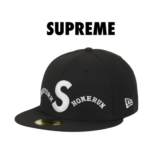 Supreme Homerun S Logo New Era 59Fifty Hat 7 1/2