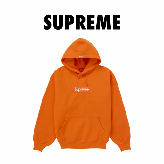 Supreme Box Logo Hooded Sweatshirt Sweatshirt (FW24) Orange