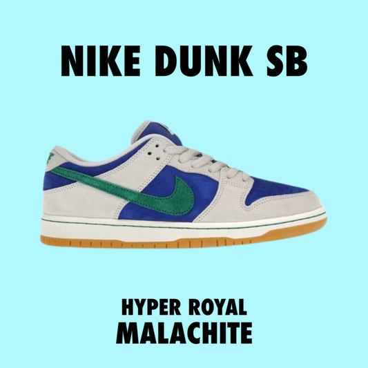 Nike SB Dunk Low
Hyper Royal Malachite