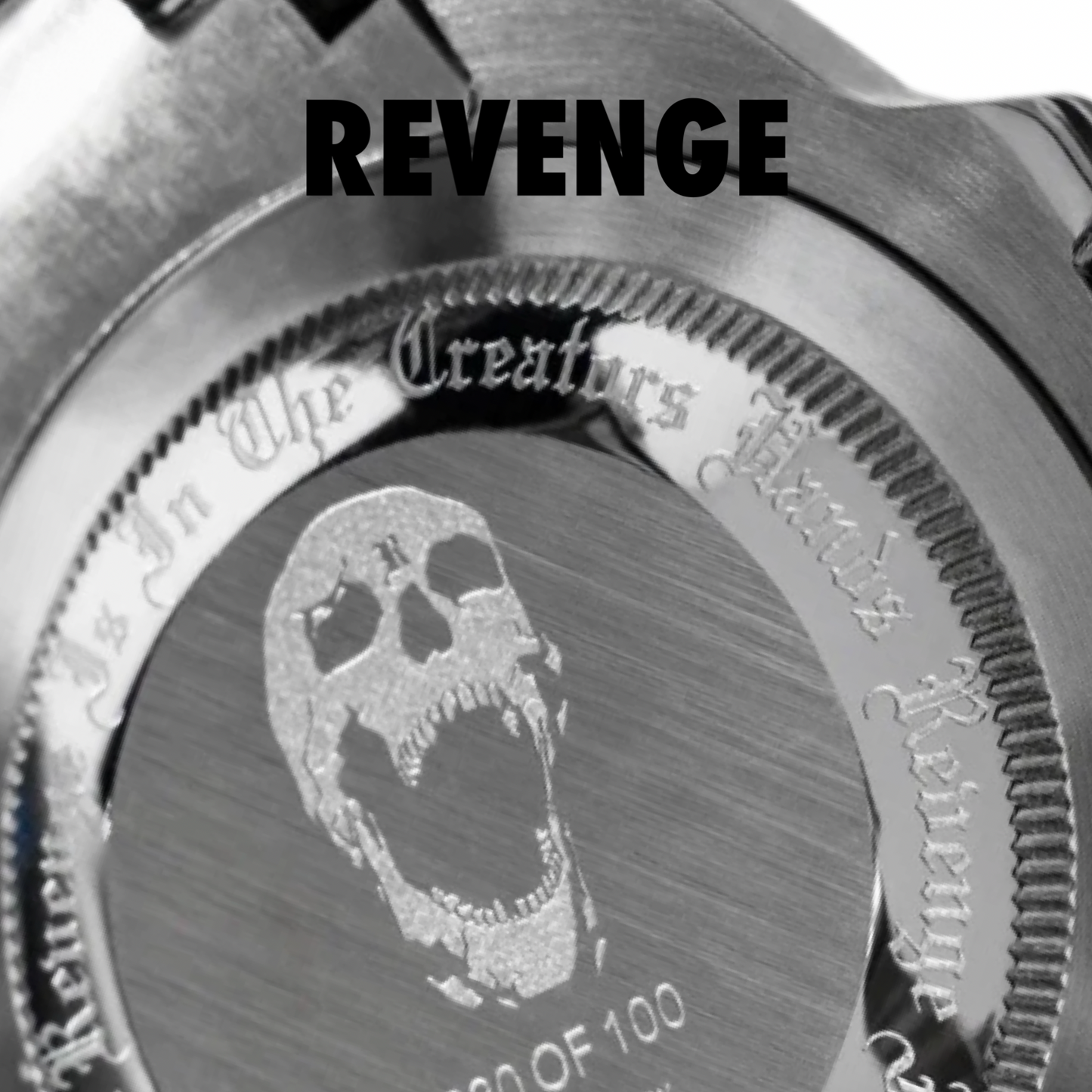 REVENGE X DON'T KILL YOUR FRIENDS WATCH CHROME (LIMITED TO 500)