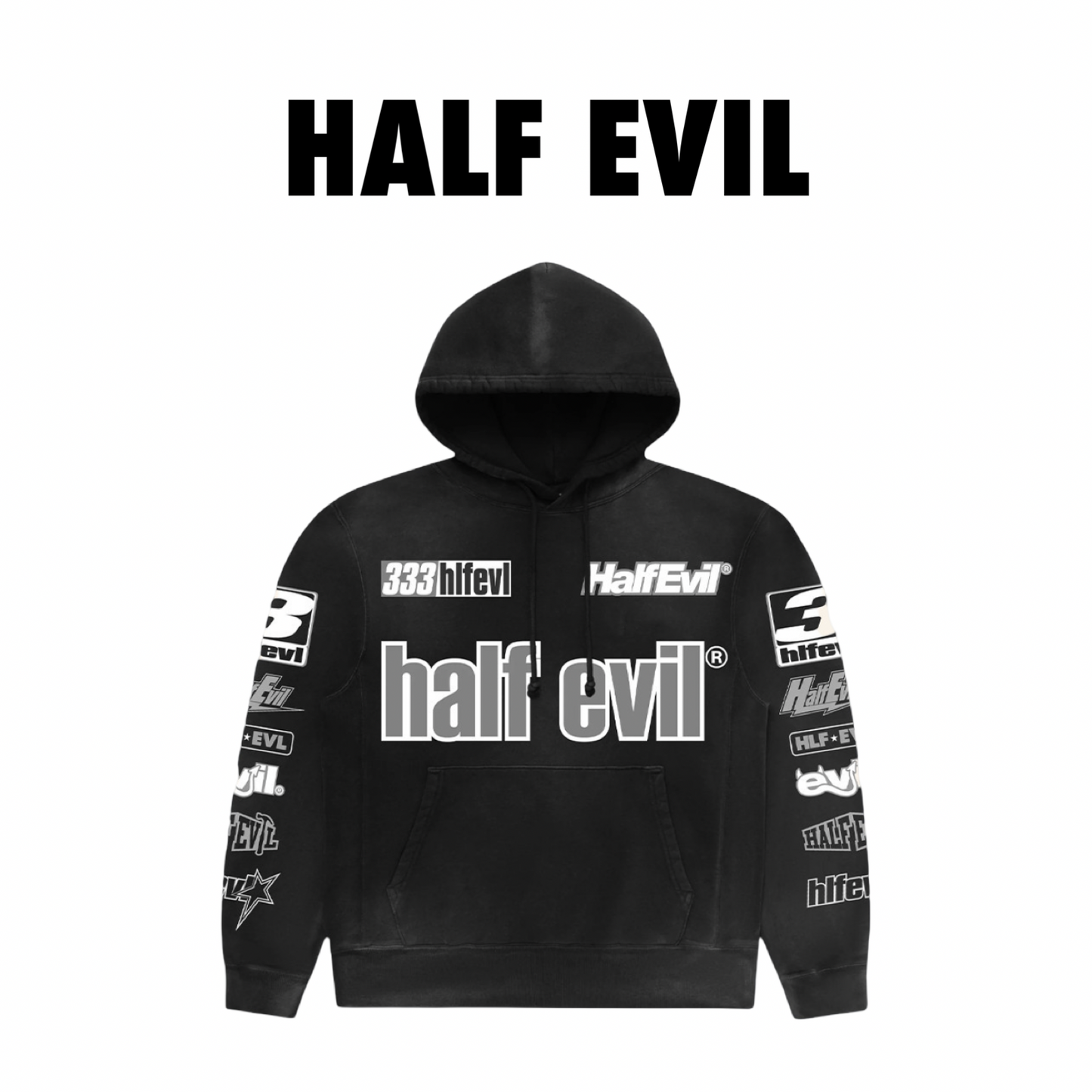 Half Evil 333 Pot Crew Hoodie