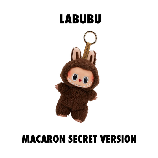 Pop Mart Labubu The Monsters Exciting Macaron Chestnut Cocoa (Secret Version) Vinyl Plush Pendant
