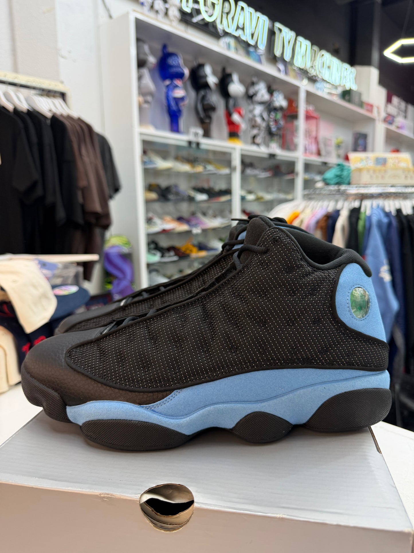 Jordan 13 Black University Blue