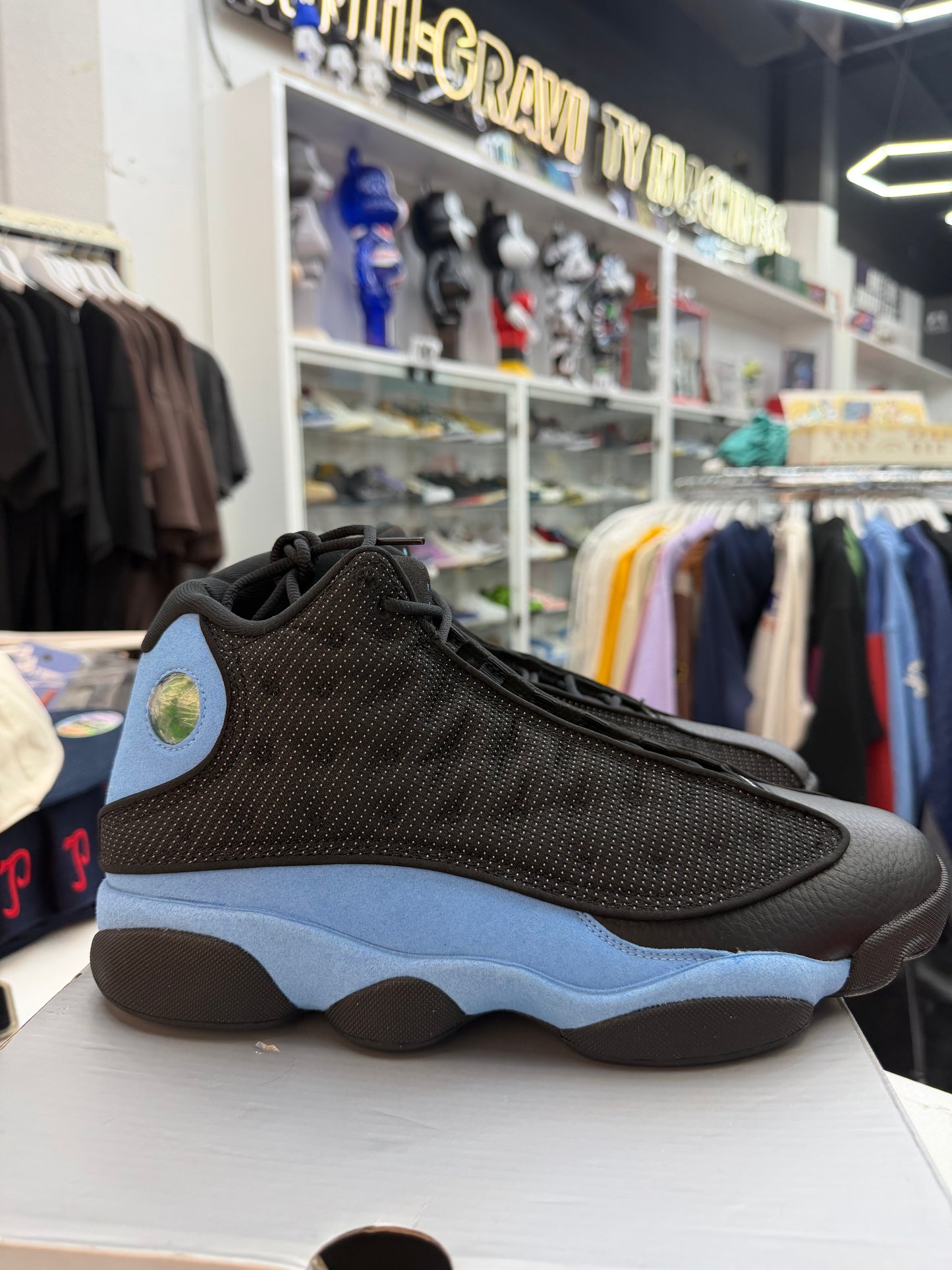 Jordan 13 Black University Blue