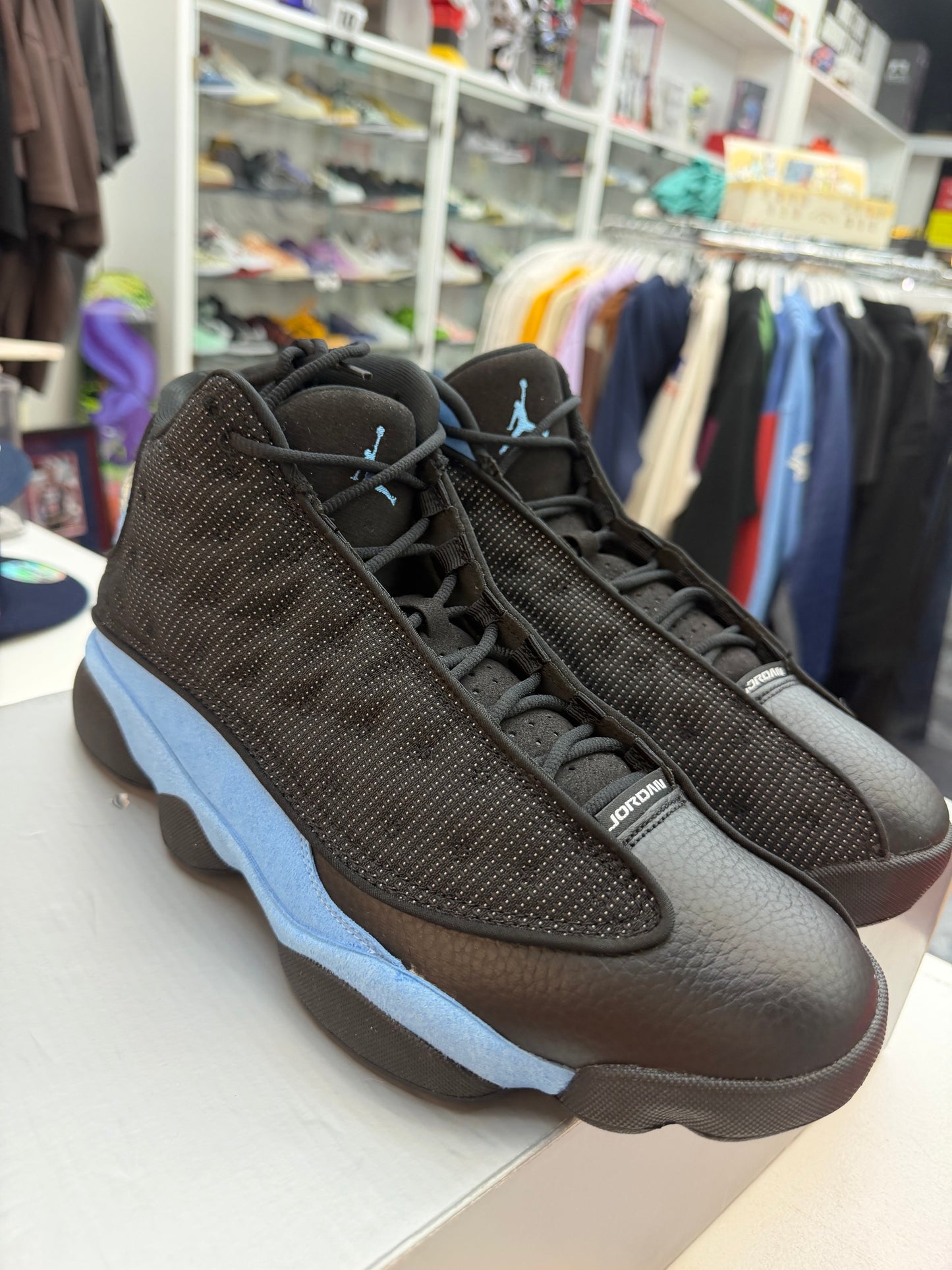 Jordan 13 Black University Blue