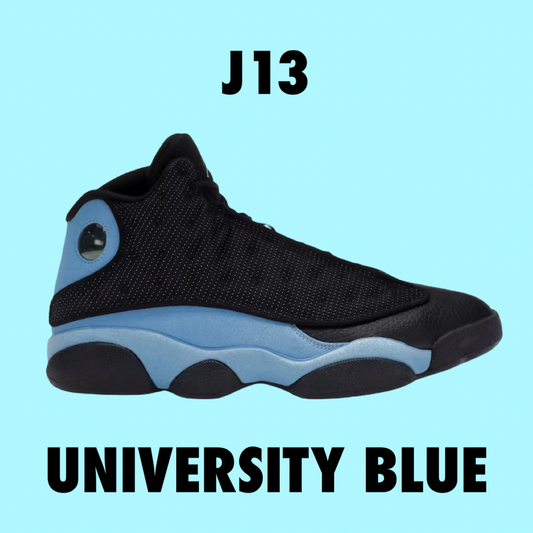 Jordan 13 Black University Blue