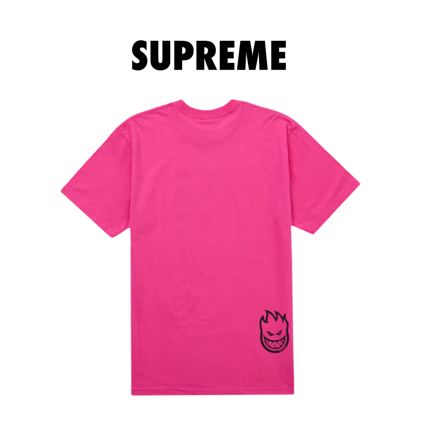 Supreme Spitfire Flag Tee fuchsia