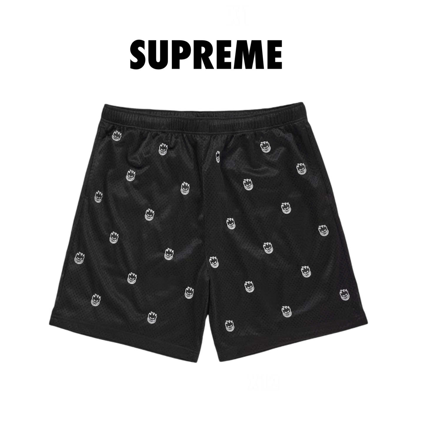 Supreme Spitfire Mesh Short black