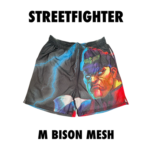 STREETFIGHTER M. Bison Mesh Shorts