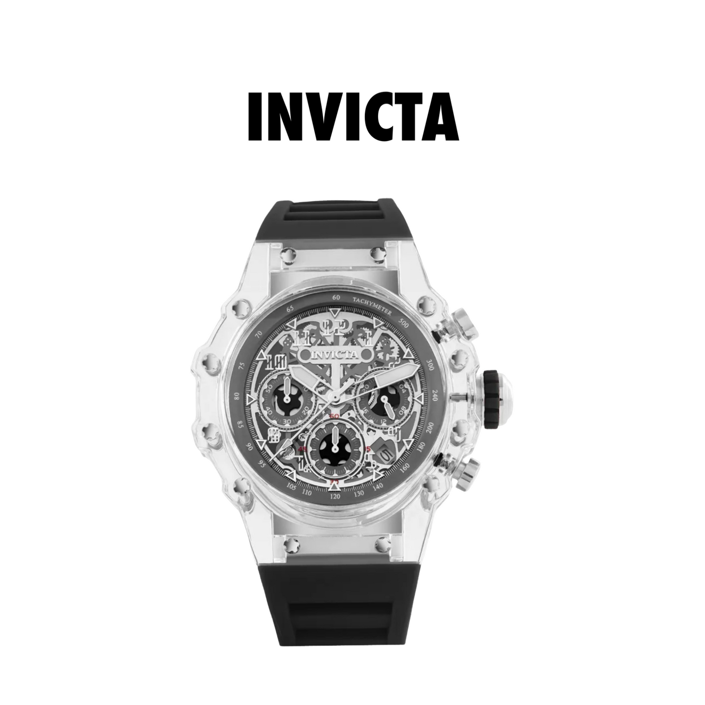 Invicta F2 Racing Quartz Silver Dial Analog Watch -69681