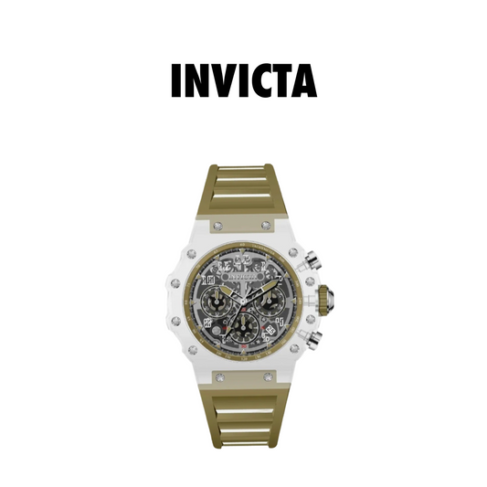 Invicta Racing Vaulthan Men's Watch - 44mm Olive Green 69682