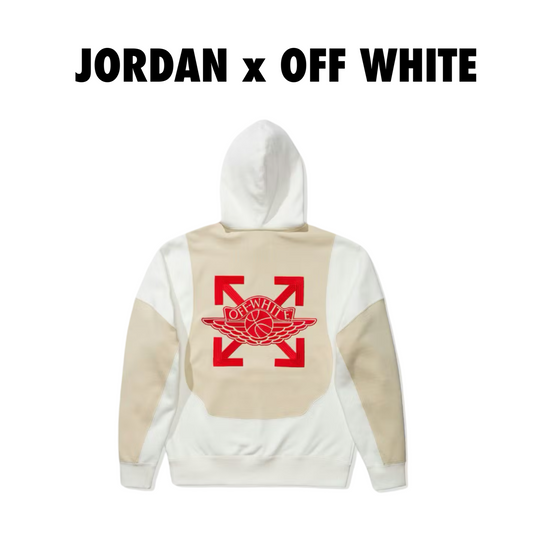 OFF-WHITE × Jordan Hoodie white 2021