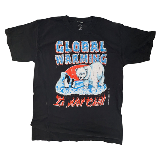 Global Warming “its not chill” tee by Kingdom Black