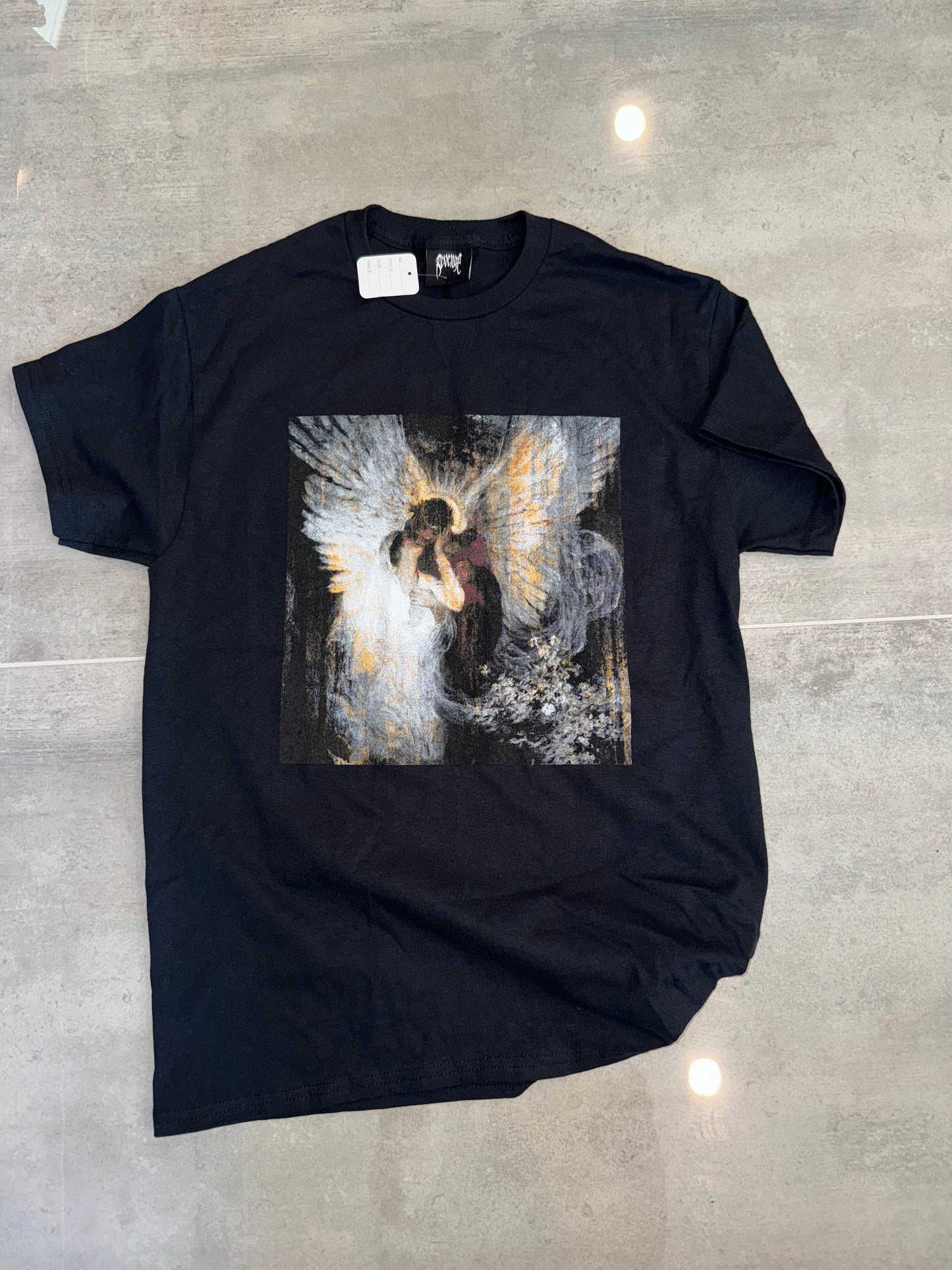 Revenge Angel Kiss Tee Black